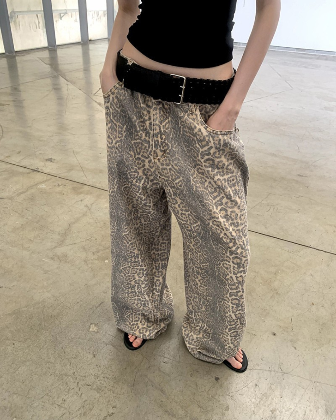 wide woven belt
