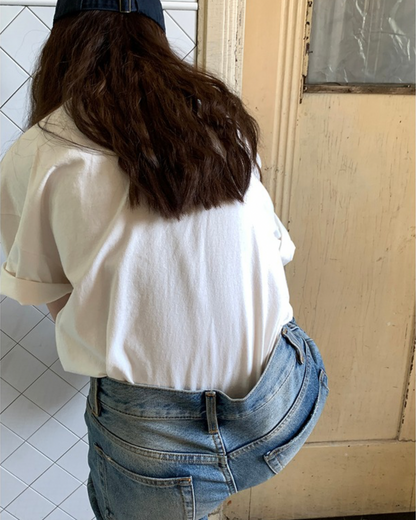 Retro Wash Low-Rise Jeans　