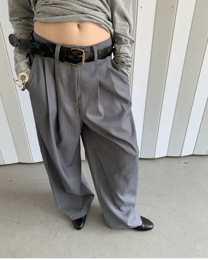 Loose Fit Suit Trousers