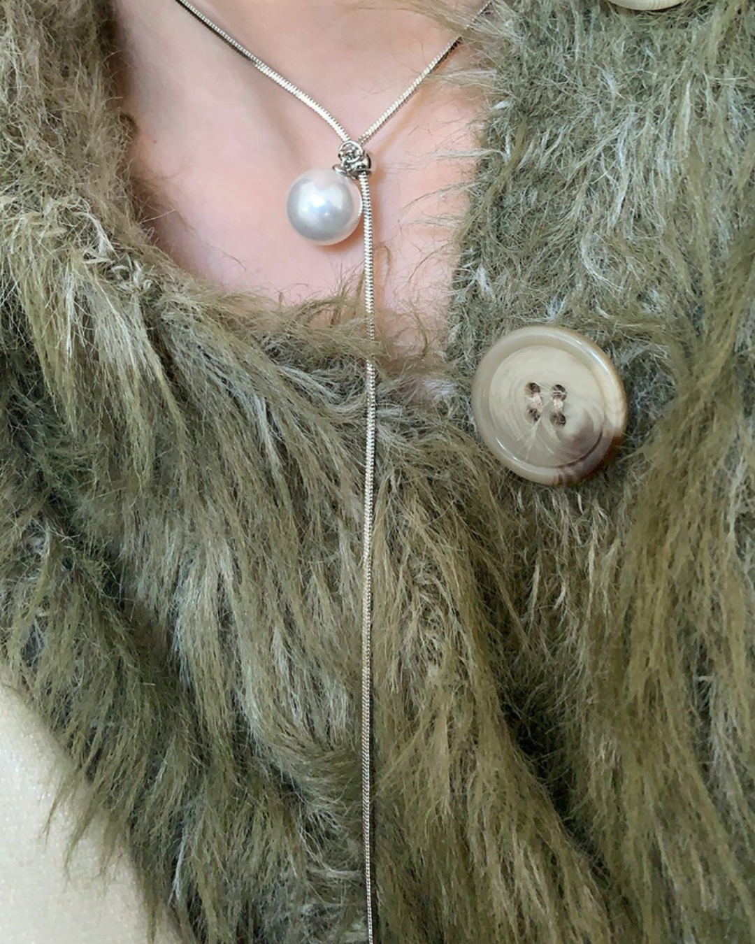 Pearl Tassel Pendant Necklace