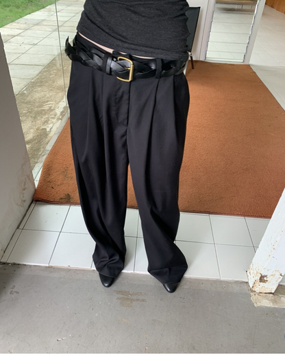 Loose Fit Suit Trousers