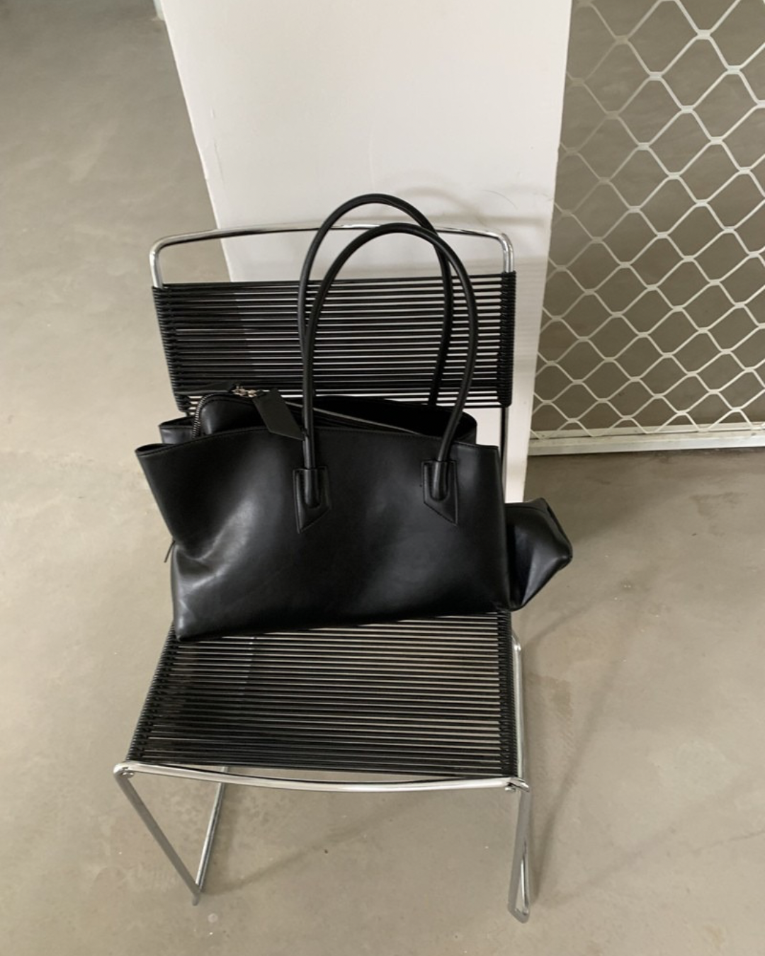 Structured Leather Bag