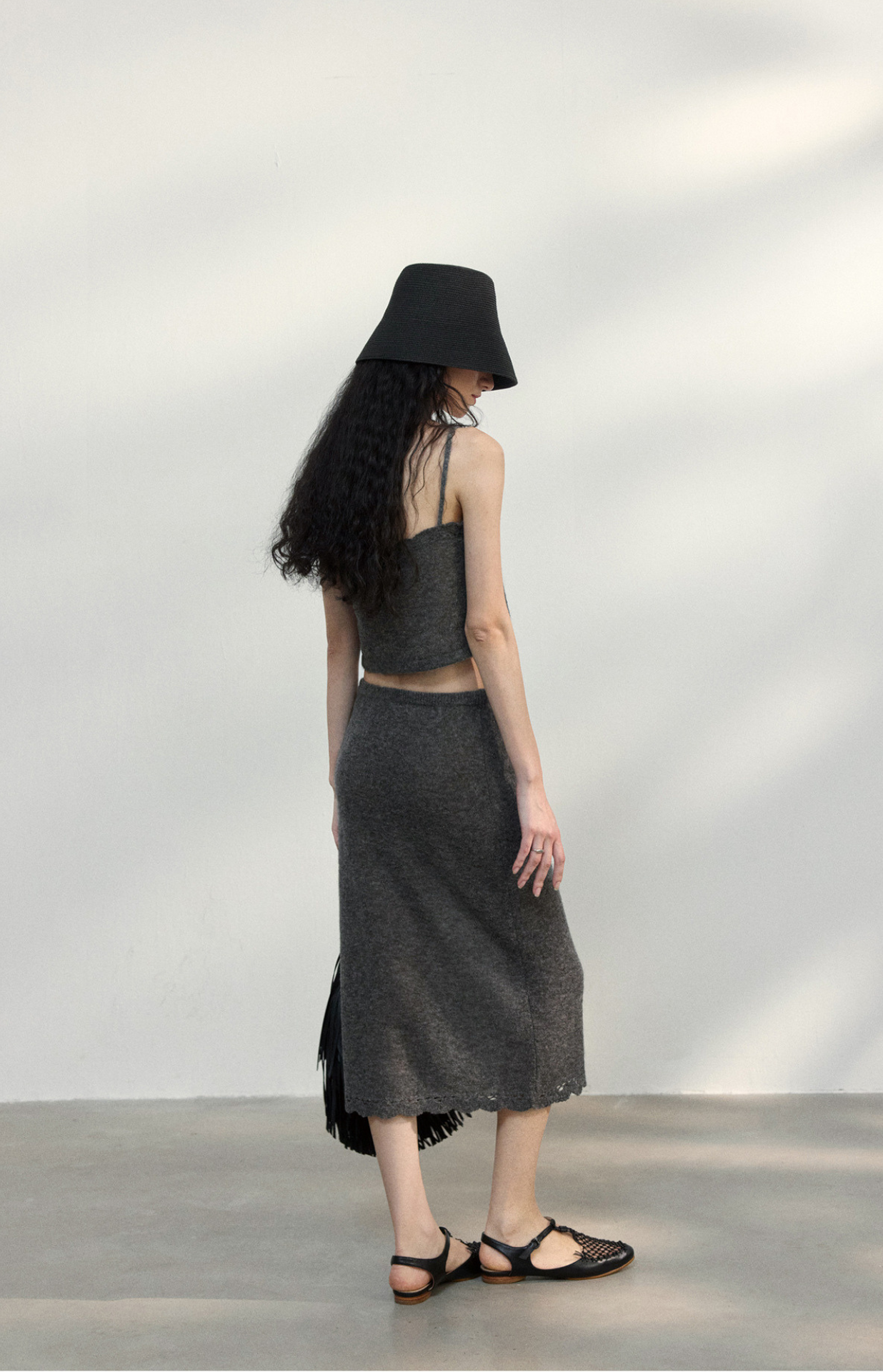 layered wrap skirt
