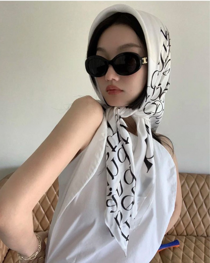 patterned scarf