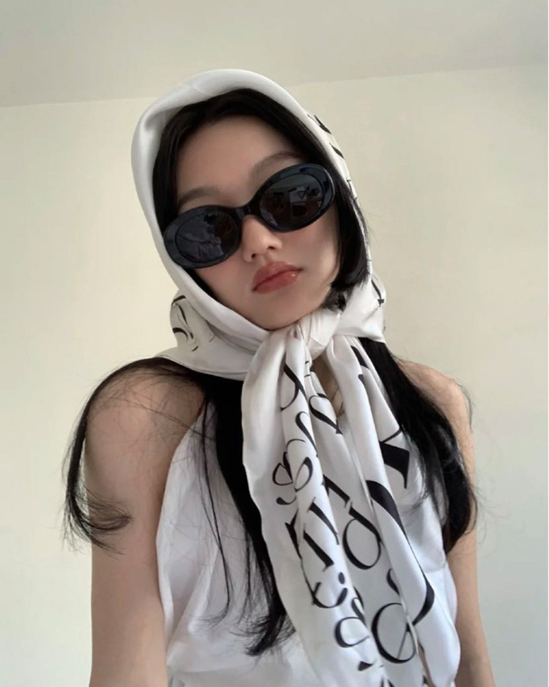 patterned scarf
