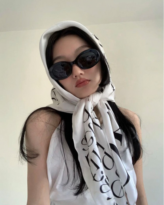 patterned scarf