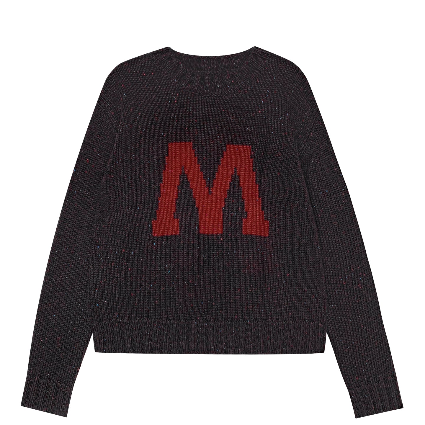 Round Neck Lazy Knit Sweater　